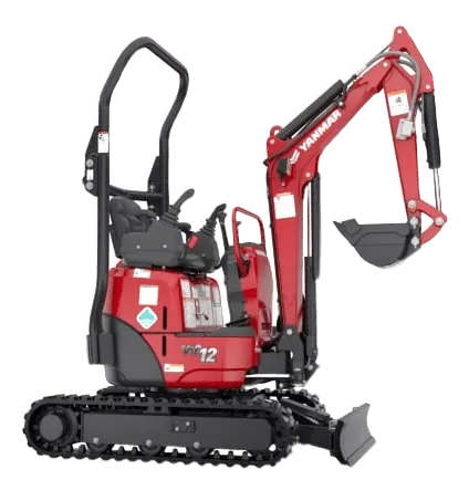 Miniexcavadora Yanmar ViO12 ultracompacta de radio cero - distribuidor oficial Chile