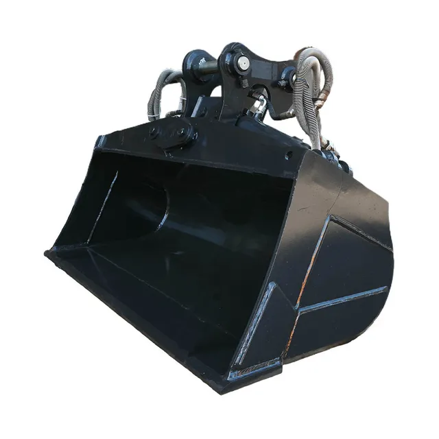 Balde Basculante Hidráulico 1200MM Miniexcavadora 2.5 Toneladas