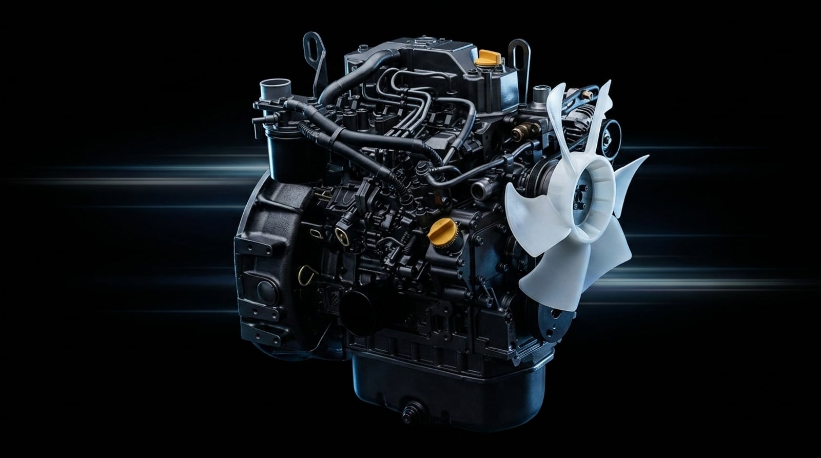 Motor diésel Yanmar 3TNV70-XBV de la ViO17
