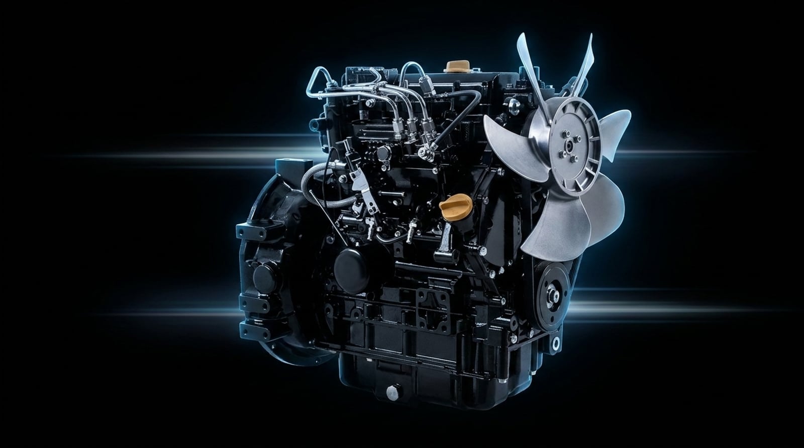 Motor diésel Yanmar 3TNV80F de la ViO25
