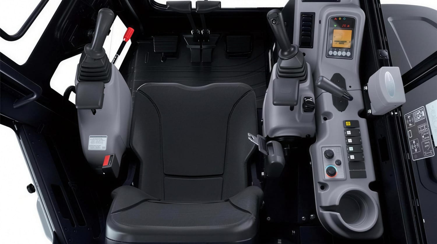 Cabina de la Yanmar ViO55