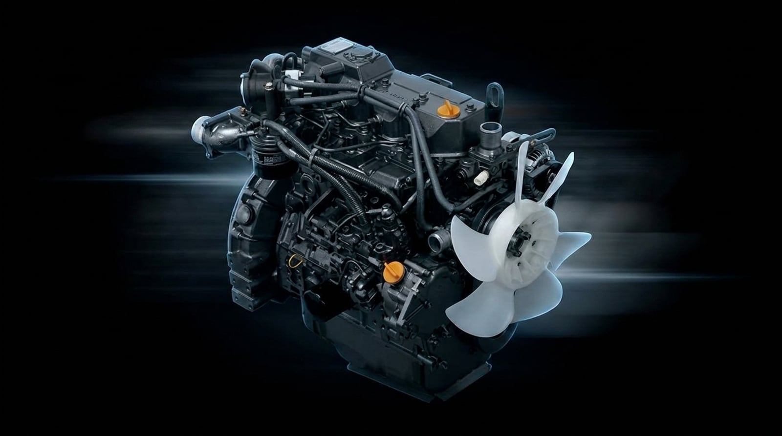 Motor diésel Yanmar 4TNV88 de la ViO55